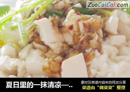 夏日里的一抹清凉——凉拌豆腐