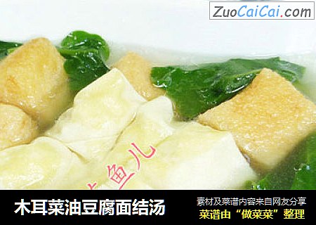 木耳菜油豆腐面结汤