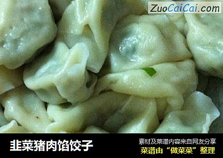 韭菜猪肉馅饺子
