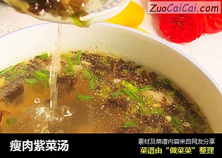 瘦肉紫菜汤