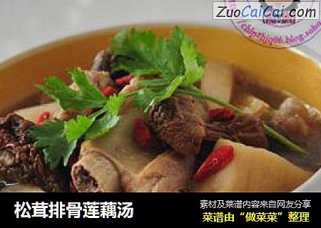 松茸排骨莲藕汤