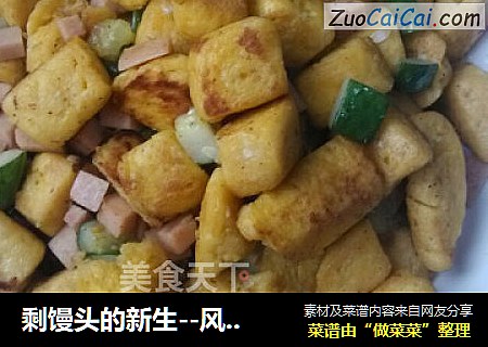 剩馒头的新生--风味炒馒头