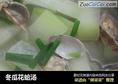 冬瓜花蛤汤
