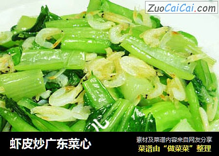 虾皮炒广东菜心
