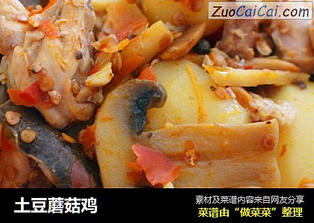 土豆蘑菇鸡