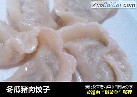 冬瓜猪肉饺子