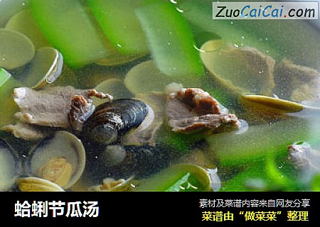 蛤蜊节瓜汤