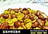 玉米片炒花生米的做法