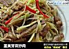 韭黄芽菜炒肉的做法