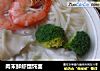 肉末鲜虾馄饨面的做法