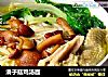 滑子菇鸡汤面的做法