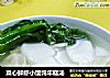 菜心鲜虾小馄饨年糕汤的做法