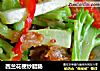 西兰花梗炒腊肠的做法