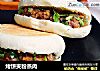 烤饼夹粉蒸肉的做法