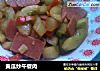 黄瓜炒午餐肉的做法