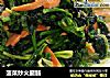 菠菜炒火腿肠的做法