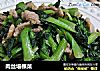 肉丝塌棵菜的做法