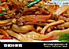 意酱炒宽面的做法
