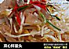 菜心拌蜇头的做法