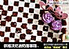 棋格淡奶油奶酪慕斯蛋糕的做法