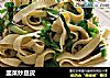 韭菜炒豆皮的做法