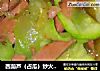 西葫芦（占瓜）炒火腿肠的做法