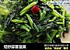 炝炒蒜蓉菠菜的做法