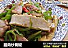 腊肉炒青椒的做法