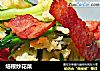 培根炒花菜的做法