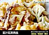茄汁花菜肉丝的做法