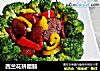 西兰花拼腊肠的做法
