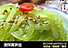 清拌莴笋丝的做法