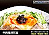 牛肉拌绿豆面的做法