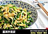 韭菜炒豆皮的做法