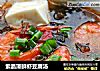 紫晶藻鲜虾豆腐汤的做法