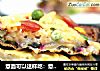 意面可以这样吃：意面腊肠蛋饼的做法