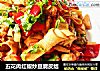 五花肉红椒炒豆腐皮结的做法