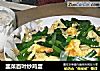 韭菜百叶炒鸡蛋的做法