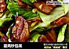 腊肉炒包菜的做法