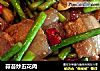 蒜苔炒五花肉的做法