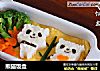 熊猫饭盒的做法