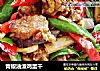 青椒油渣鸡蛋干的做法