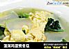 菠菜鸡蛋煮冬瓜的做法