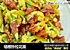 培根炒松花菜的做法