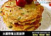 火腿香葱土豆丝饼的做法