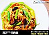 西芹千张肉丝的做法