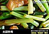 大蒜炒肉的做法