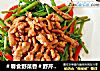＃春食野菜香＃野芹菜炒肉丝的做法