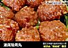 油菜烩肉丸的做法