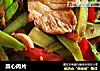 菜心肉片的做法